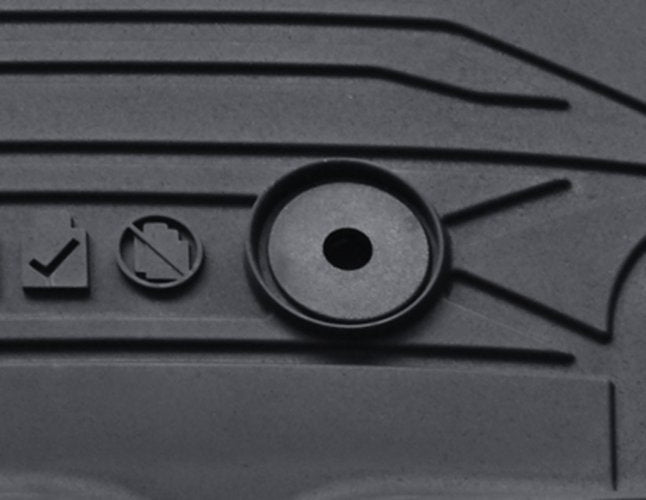 Gulvmatter Ford Ranger / Raptor – TPE Gummi | Ford OEM - detaljer
