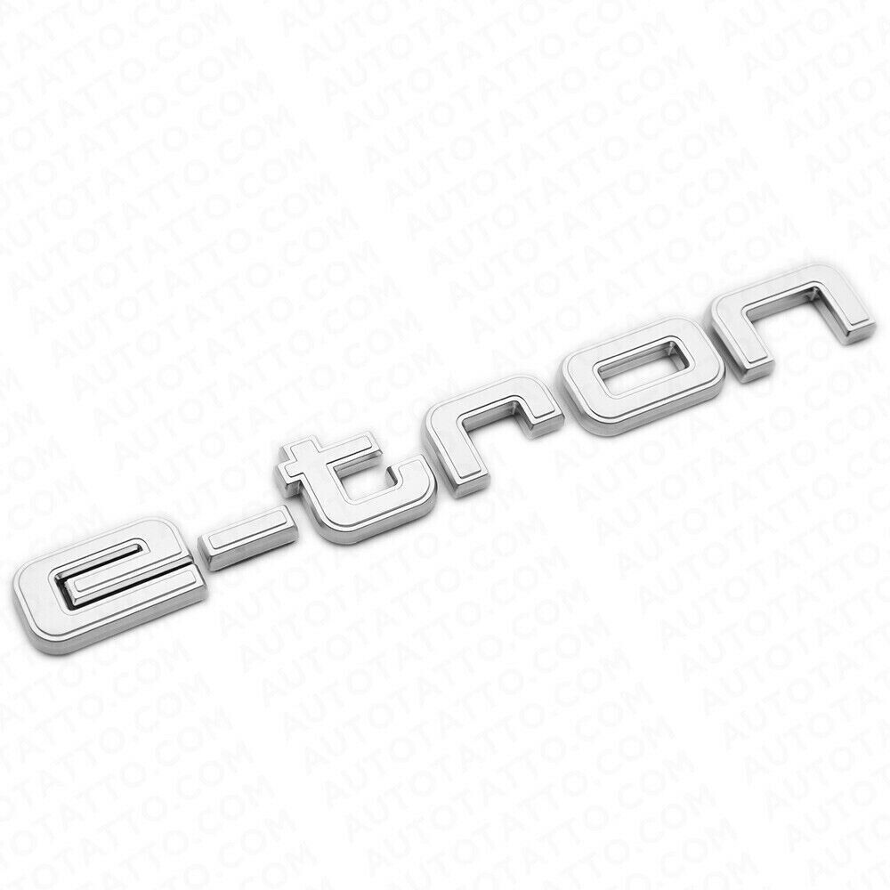 Emblem Audi 50 e-tron Bakluke Silver Edition - nærbilde