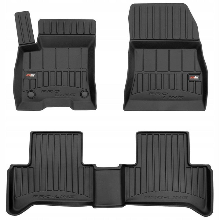 Frogum 3D Premium gulvmatter til Mercedes EQA (2021–) – TPE, 60 mm sidekant, sett med 3 stk