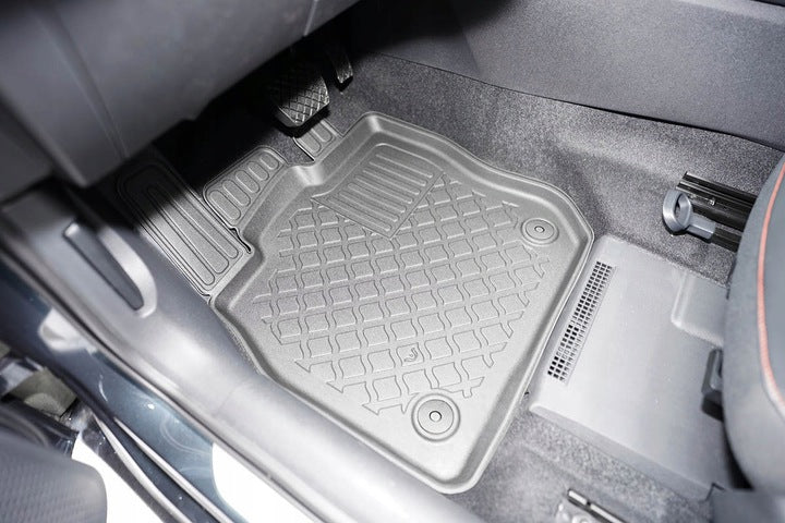 Aristar TPE gulvmatter til Seat Leon IV Hybrid (2020-) – grå matt, sett med 4 stk, antiskli og luktfrie