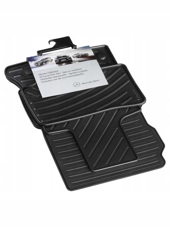 Originale Mercedes-Benz OEM TPE gummimatter til Mercedes GLK X204 2008-2015 – sett med 4 stk, svart
