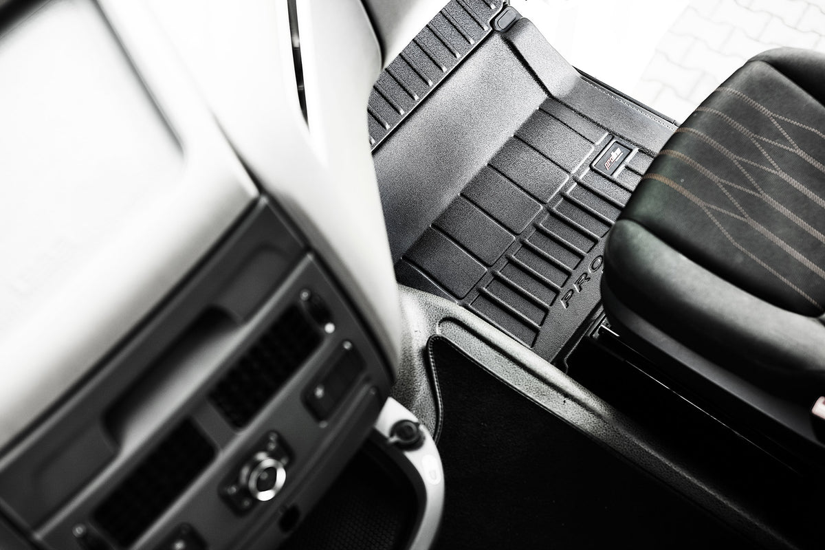 Gulvmatter Ford Transit (2000-2013) – 3D Premium med sidekant - nærbilde