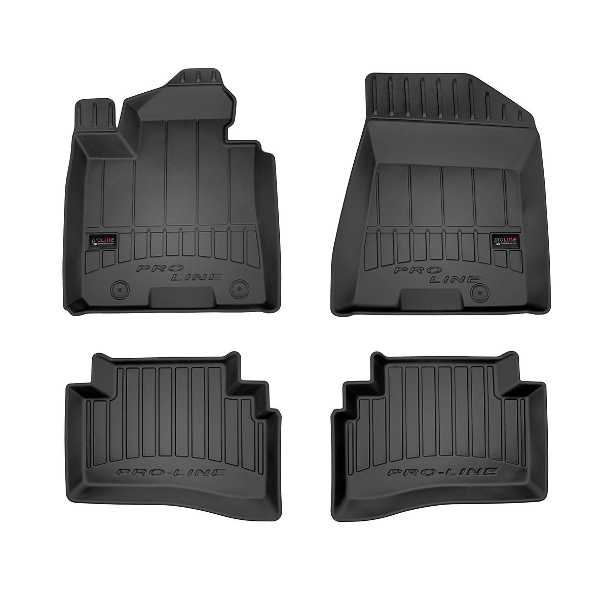 Frogum 3D Premium gulvmatter til Hyundai Tucson III (2015-2020) – svart TPE med høy sidekant