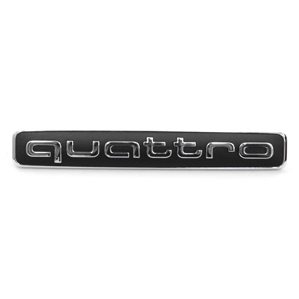 Emblem/logo til Audi A6 (C8 4A) i Satin Black, original passform og ABS-materiale