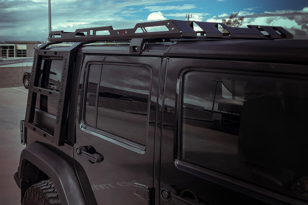 Takstativ Plattform Jeep Wrangler JL Ventshield (2017-) - sett forfra