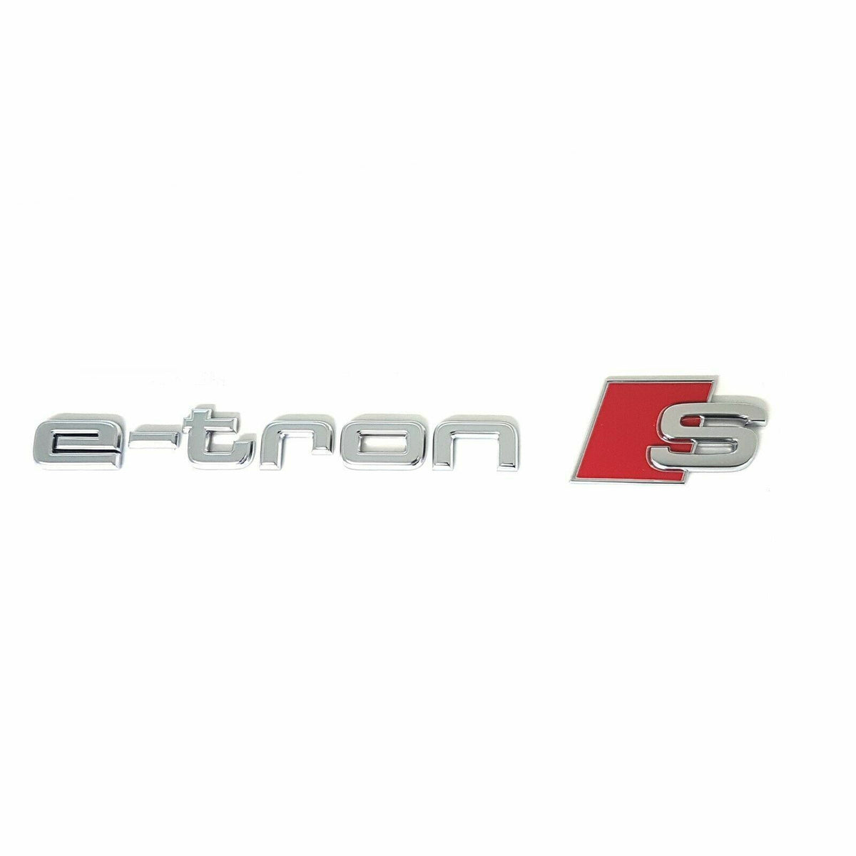 Emblem Audi e-tron S Bakluke Silver Edition - nærbilde