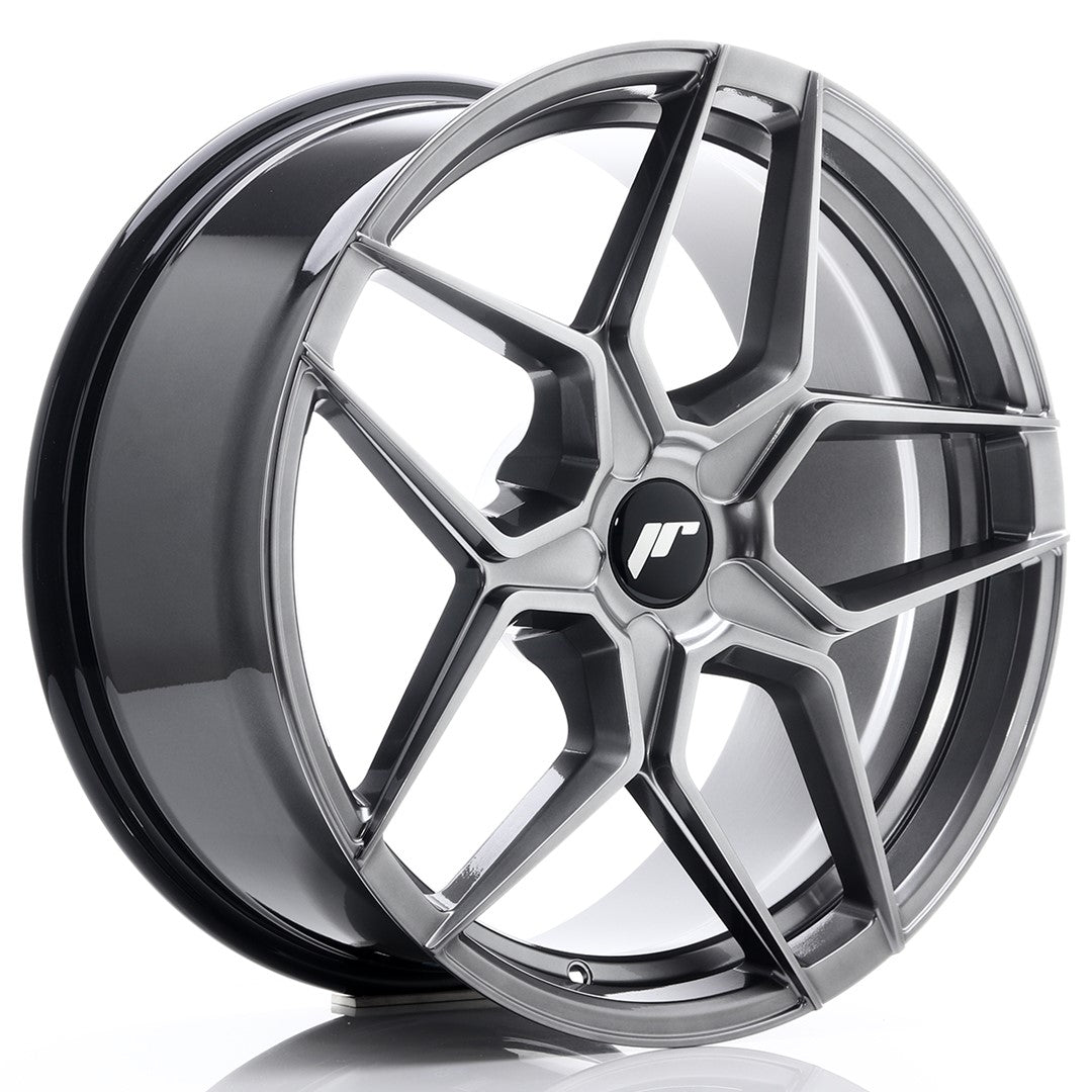 Felg JR Wheels JR34 19x8,5" Hyper Black – sett forfra