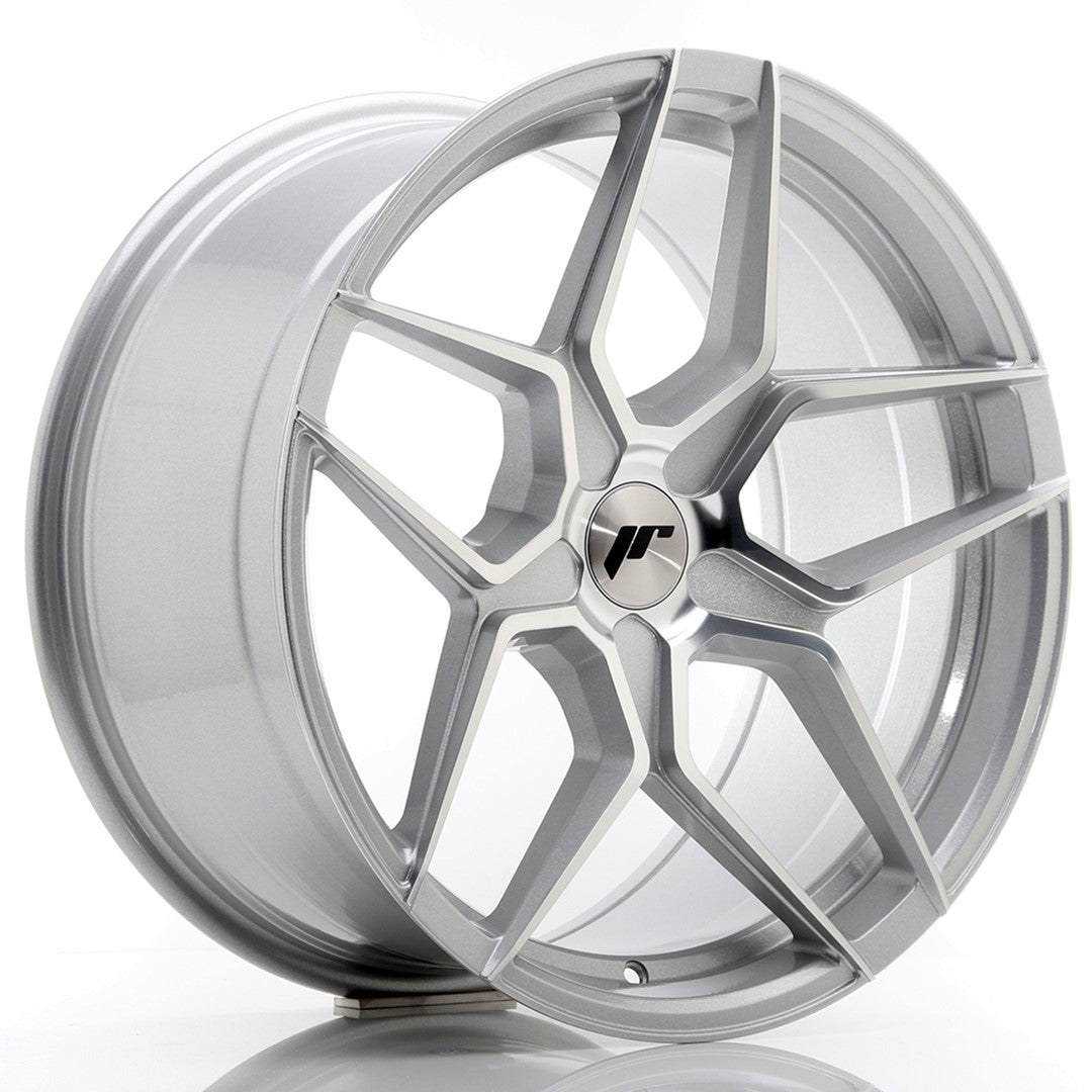 Felg JR Wheels JR34 19x9,5" Silver – sett forfra