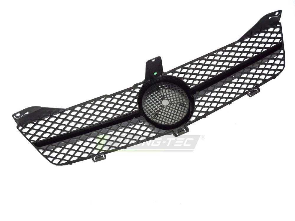 Grill Mercedes CLS C219 08-10 blank sort med festedetaljer.