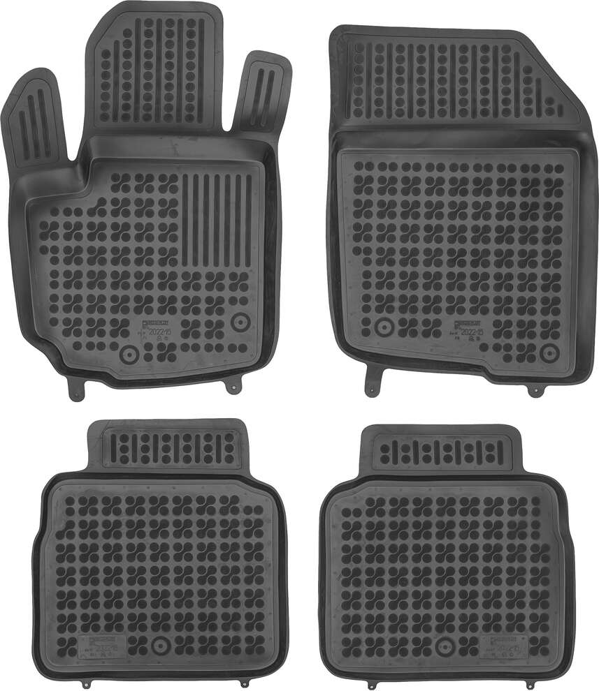 Rezaw-Plast gummimatter til Suzuki SX4 S-Cross II Hybrid / S-Cross III MHEV (2020–) – 4 stk, 30 mm høykant, antiskli