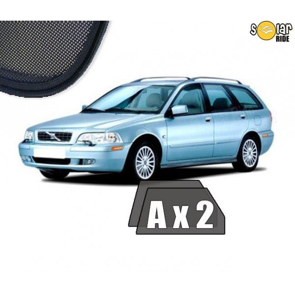 Sr solskjerm i akryl for Volvo V40 stasjonsvogn (1995-2004), roykfarget og enkel montering