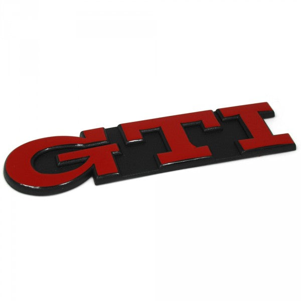 Emblem Vw GTI Tornado Red - sett forfra