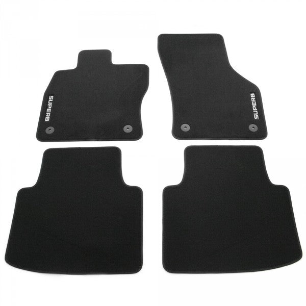 VAG OEM stoffmatter til Skoda Superb III – stoffmateriale