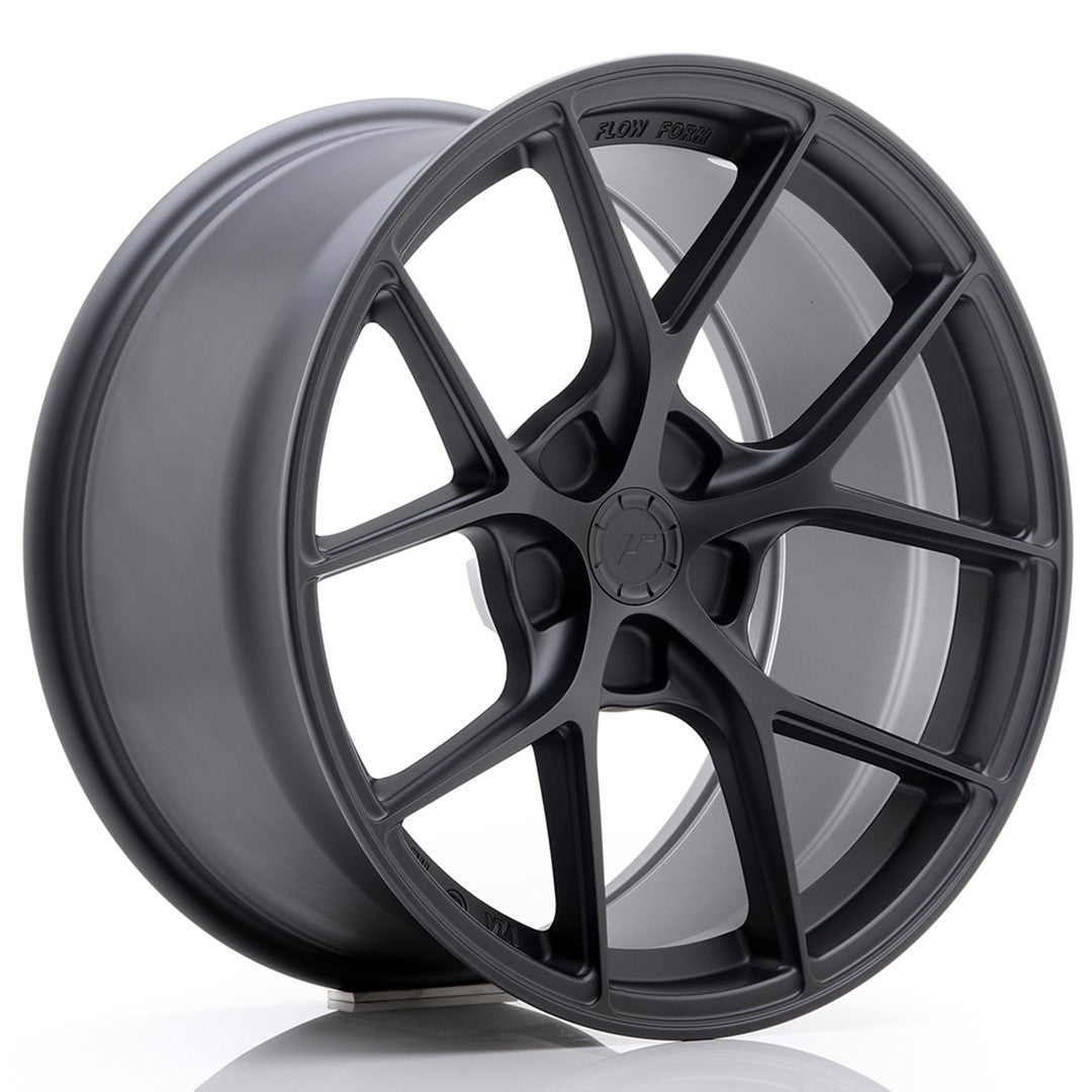 Felg JR Wheels SL01 18x9,5" Gun metal – sett forfra