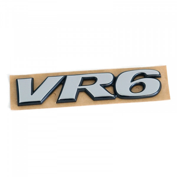 Emblem/logo til Vw VR6 T4 Chrome i krom ABS-materiale for bakluke