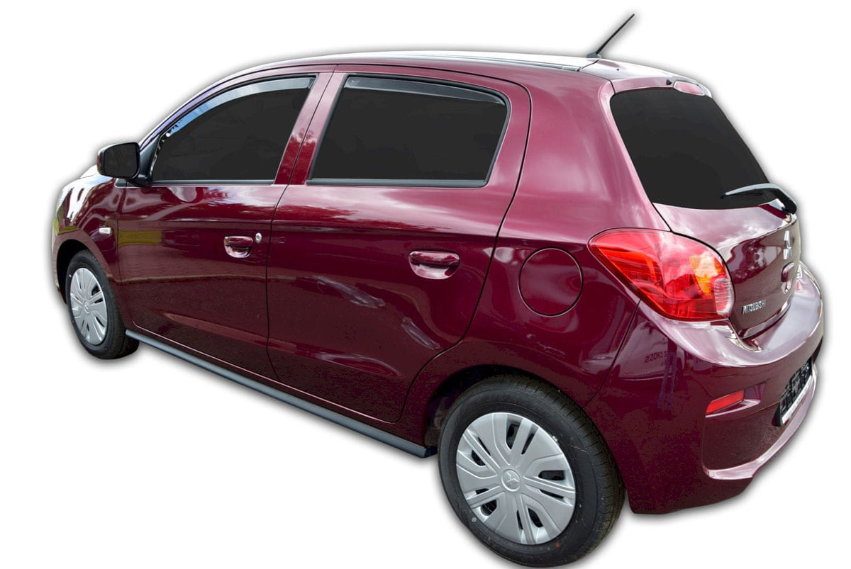 Vindavviser Mitsubishi SPACE STAR 5-dørs 2014→ sett 4 stk. – PMMA Plexi - nærbilde