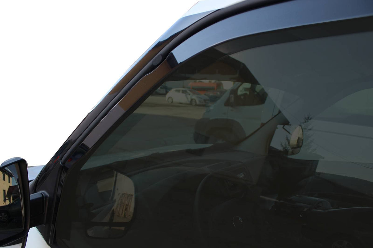 Heko vindavviser til Fiat DOBLO II – sort og transparent