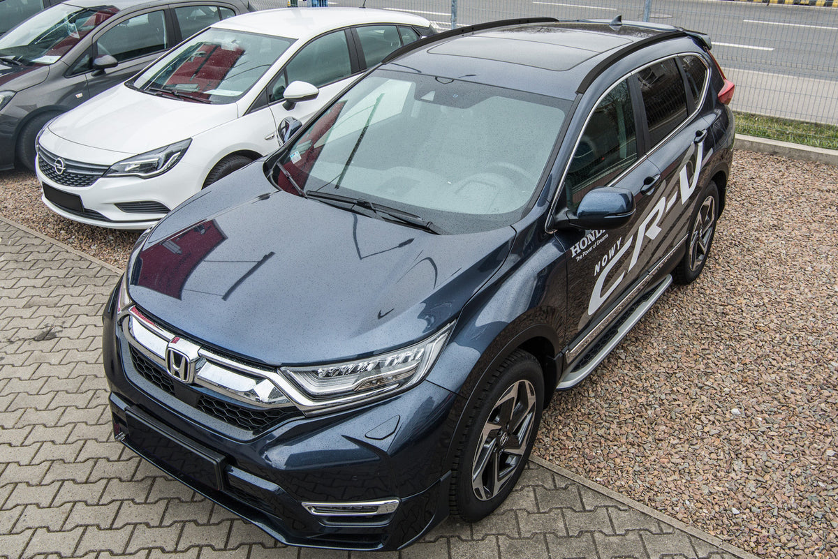 Takrails Ventshield til Honda CR-V V 2018-2023 i aluminium og ABS for sikker last