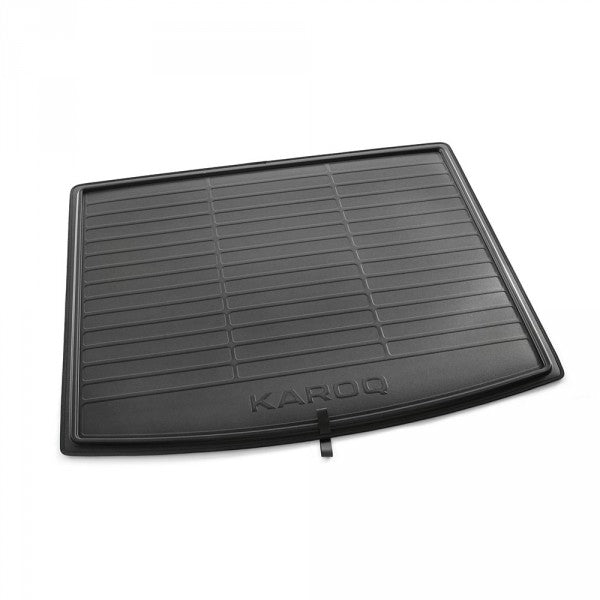 VAG OEM bagasjeromsmatte til Skoda Karoq – TPE thermoplastic elastomer