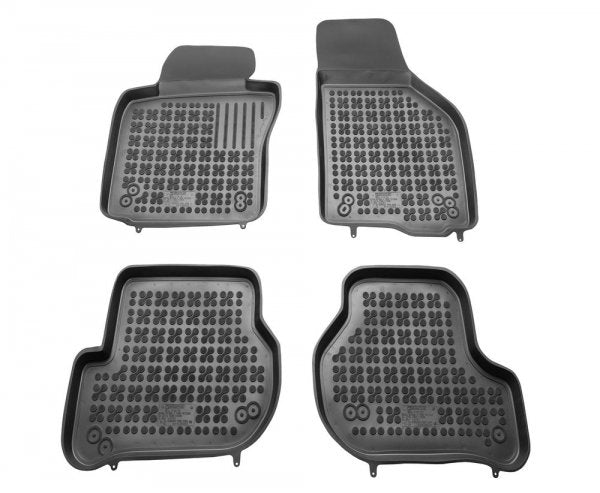 Rezaw-Plast gummimatter til Seat LEON II med 30mm høykant – sett med 4 matter, svart