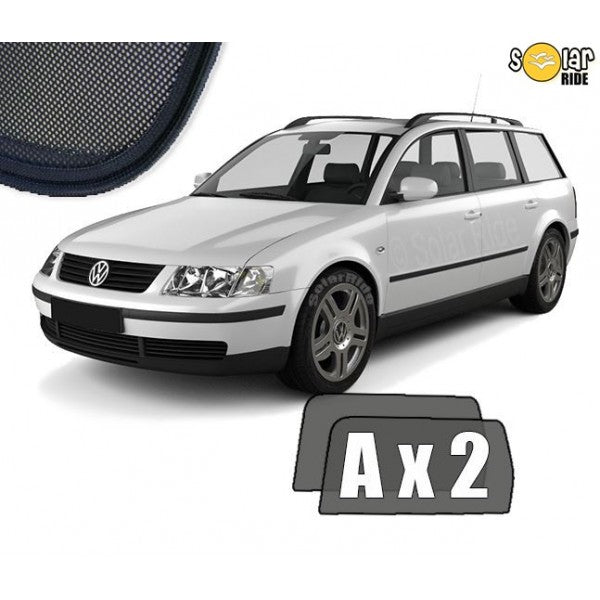 Sr solskjerm i akryl til Vw Passat B5 STV med enkel montering og vindavviserfunksjon
