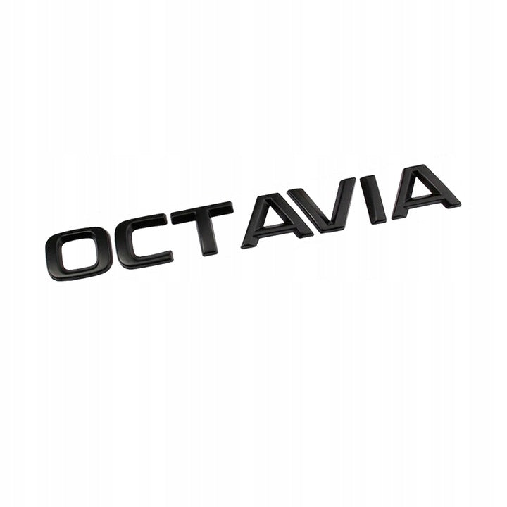 Emblem Skoda Octavia IV > Piano Bakluke Glossy Black - detaljer