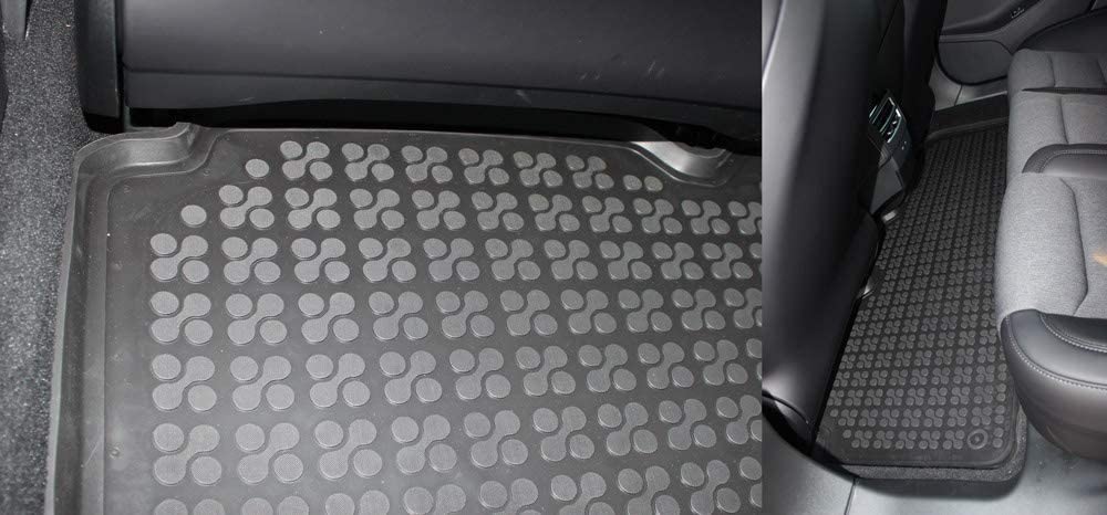 Rezaw-Plast gulvmatter til Tesla Model S – antiskli gummimateriale