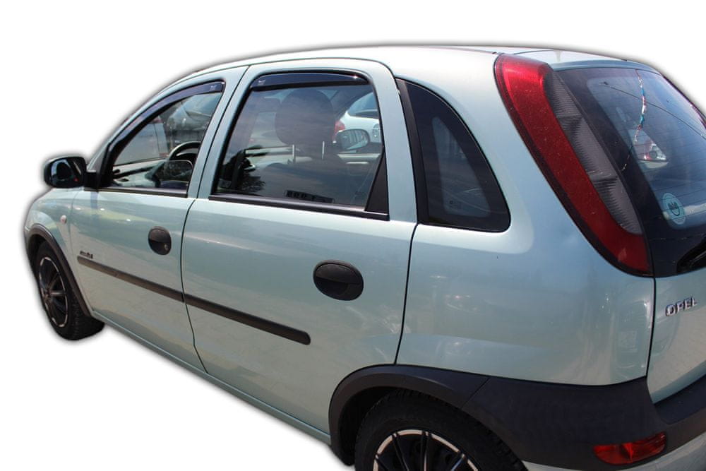 Vindavviser Opel CORSA C 5-dørs (2000-2006) – PMMA Plexi - detaljer
