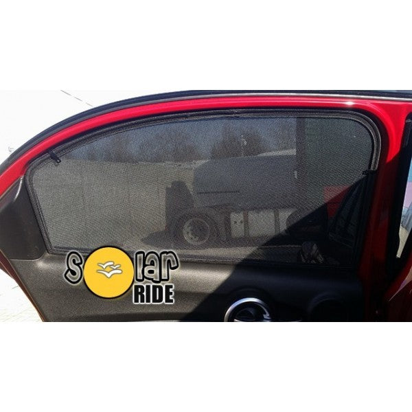 Solskjerm Fiat 500X (2014-2024) (4 stk) - sett bakfra