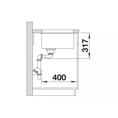 Måltegning Blanco Etagon 500-U – mål 530x460 mm