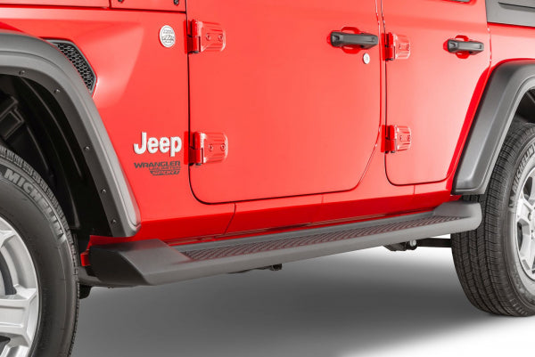 Stigtrinn Jeep Wrangler JL Ventshield (2017-) - sett forfra