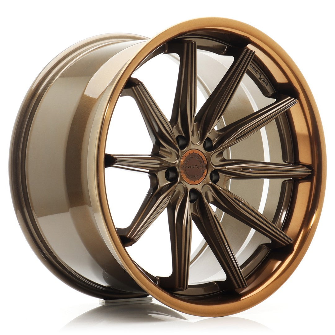 Felg Concaver CVR8 20x10,5" Glossy Bronze – sett forfra