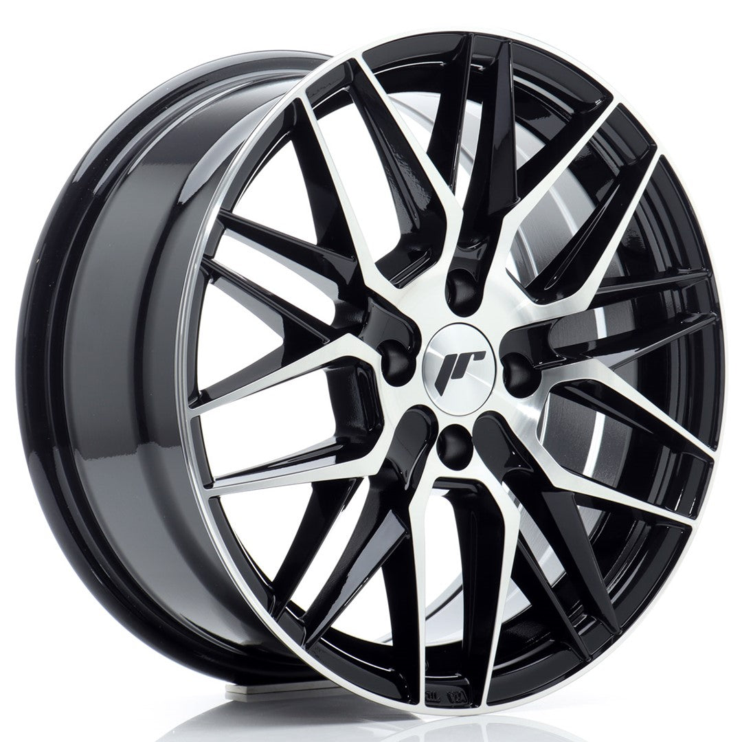 Felg JR Wheels JR28 16x7" Black – sett forfra