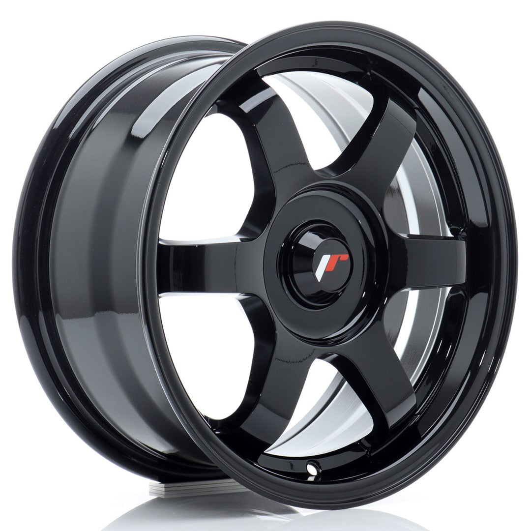 Felg JR Wheels JR3 15x7" Black – sett forfra