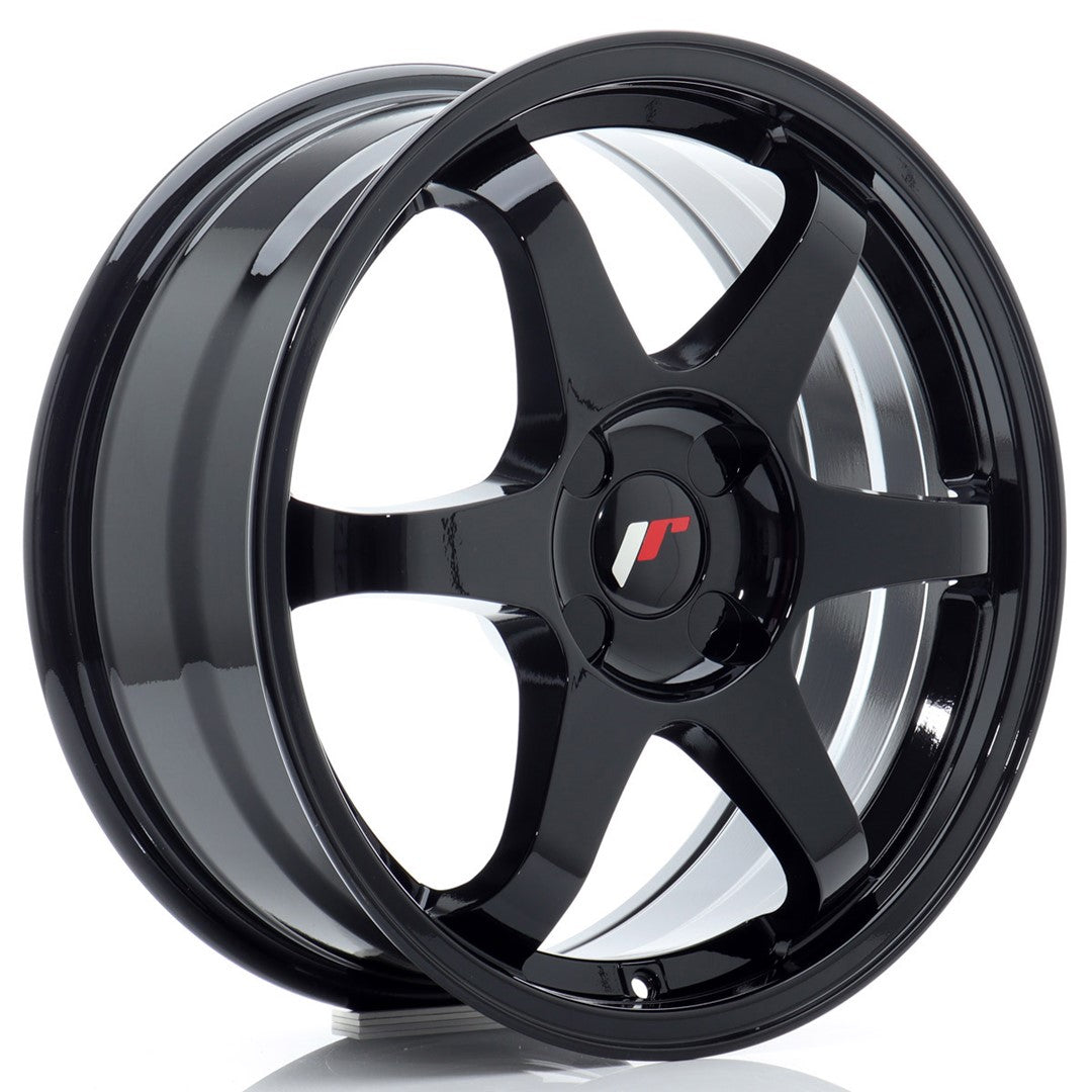 Felg JR Wheels JR3 17x7" Black – sett forfra