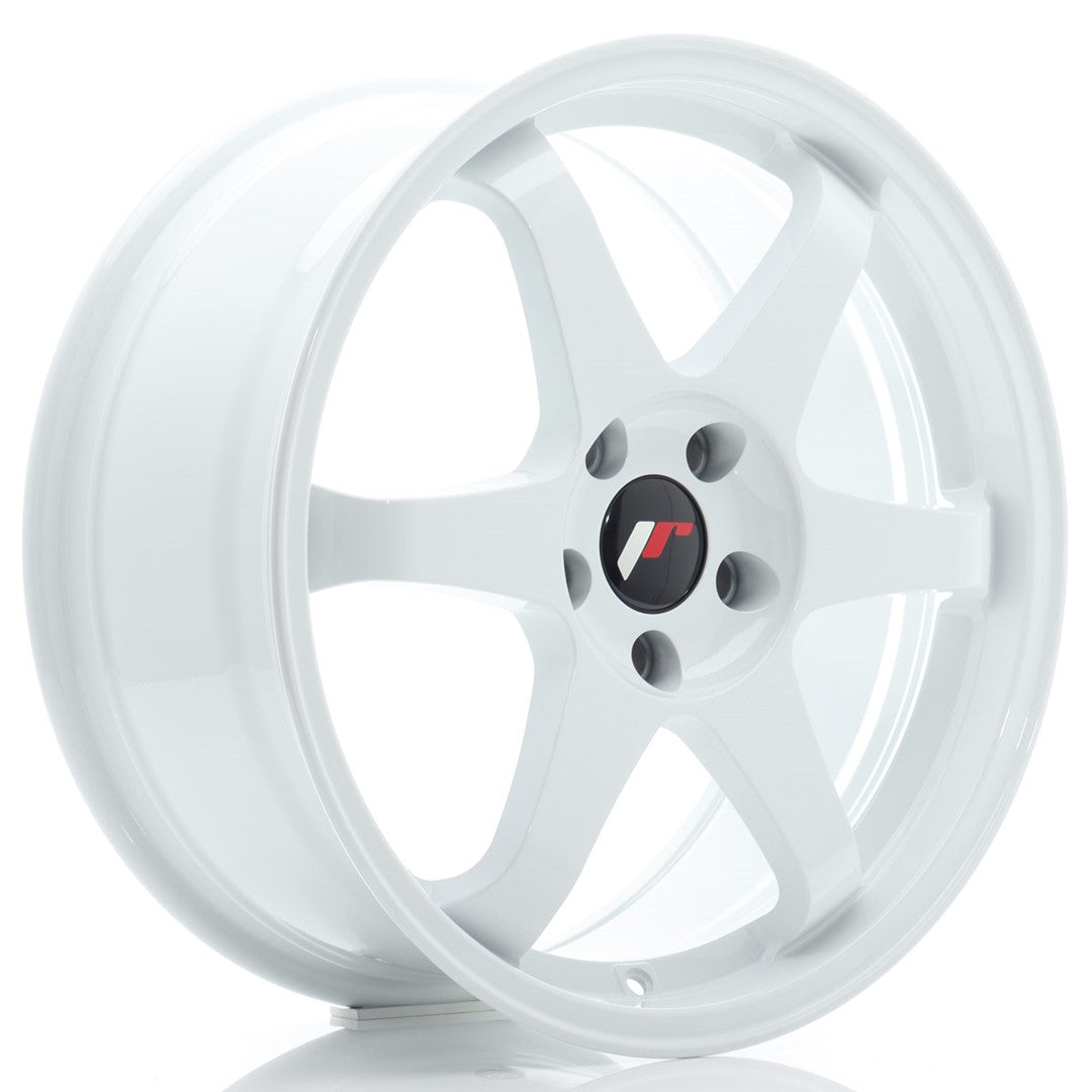 Felg JR Wheels JR3 18x8" White – sett forfra