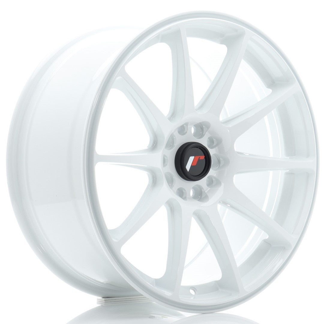 Felg JR Wheels JR11 18x8,5" White – sett forfra