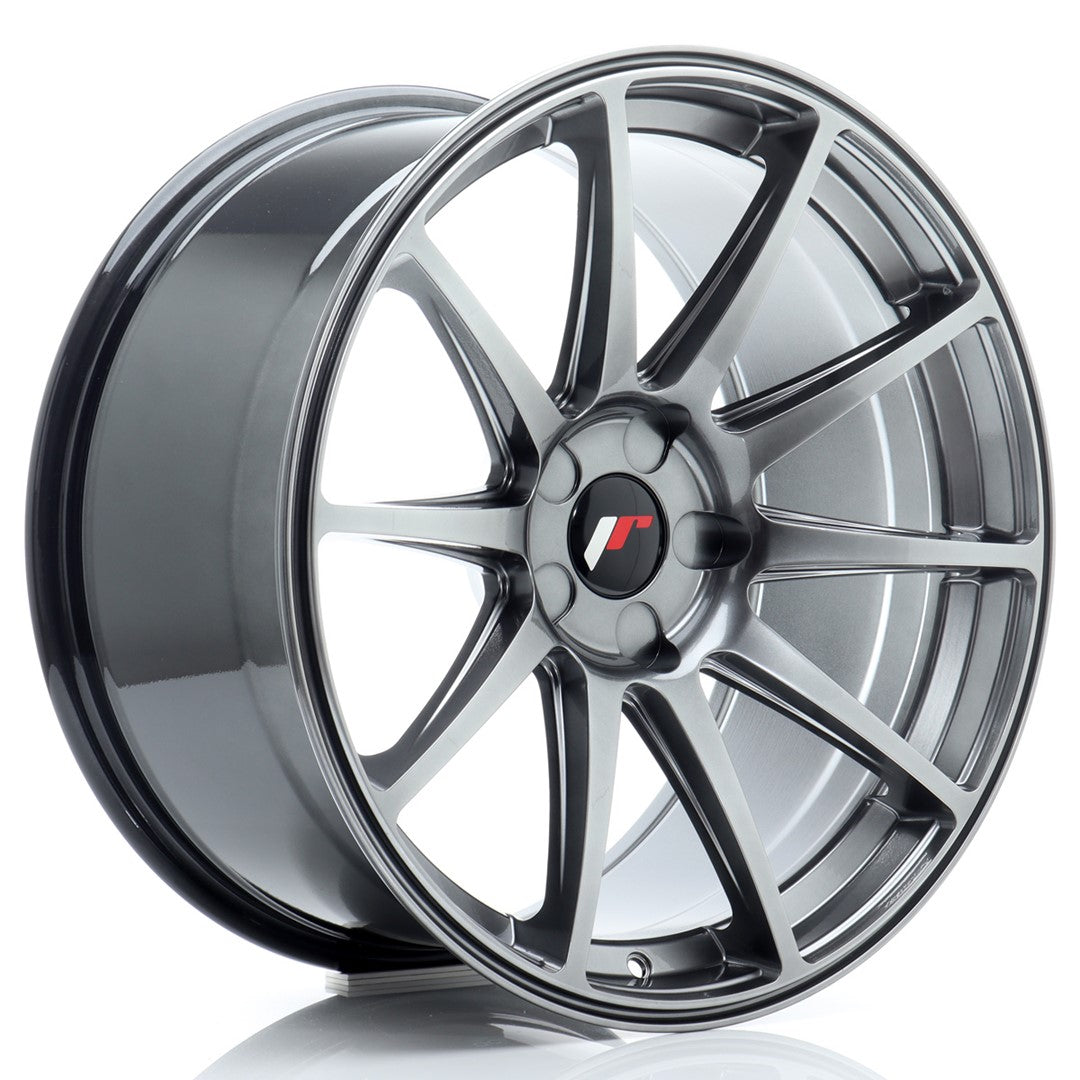 Felg JR Wheels JR11 19x9,5" Hyper Black – sett forfra