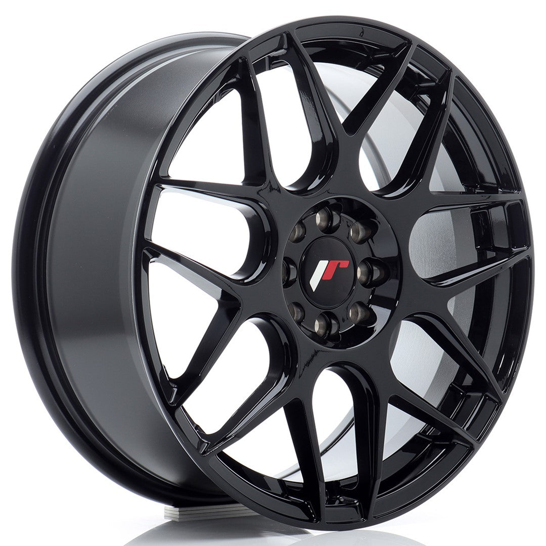 Felg JR Wheels JR18 17x7" Black – sett forfra