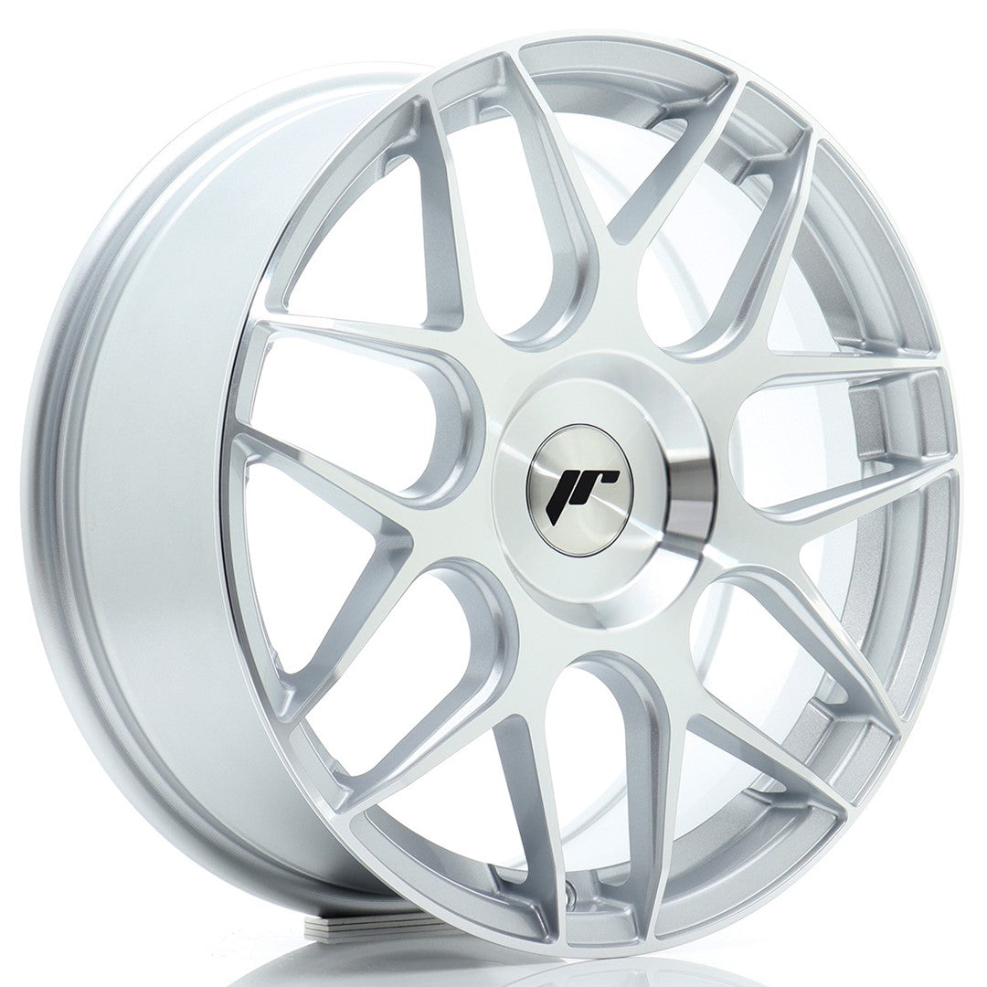 Felg JR Wheels JR18 17x7" Silver – sett forfra