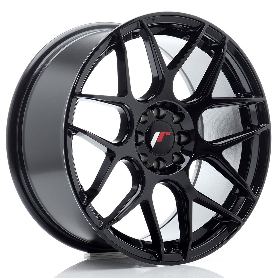 Felg JR Wheels JR18 17x8" Black – sett forfra