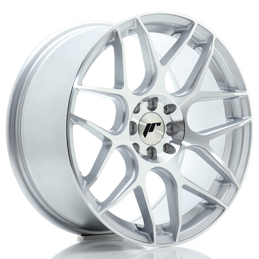 Felg JR Wheels JR18 17x8" Silver – sett forfra