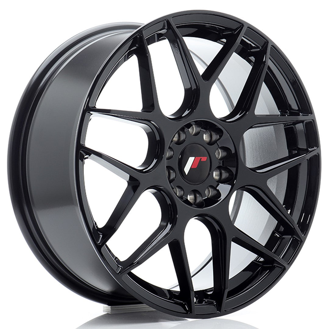 Felg JR Wheels JR18 18x7,5" Black – sett forfra