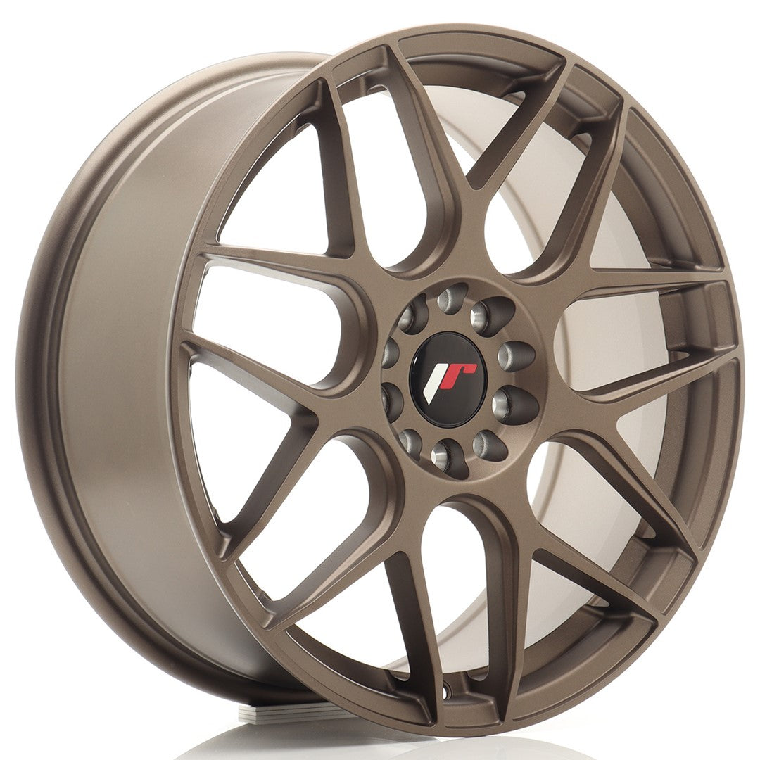 Felg JR Wheels JR18 18x7,5" Bronze – sett forfra