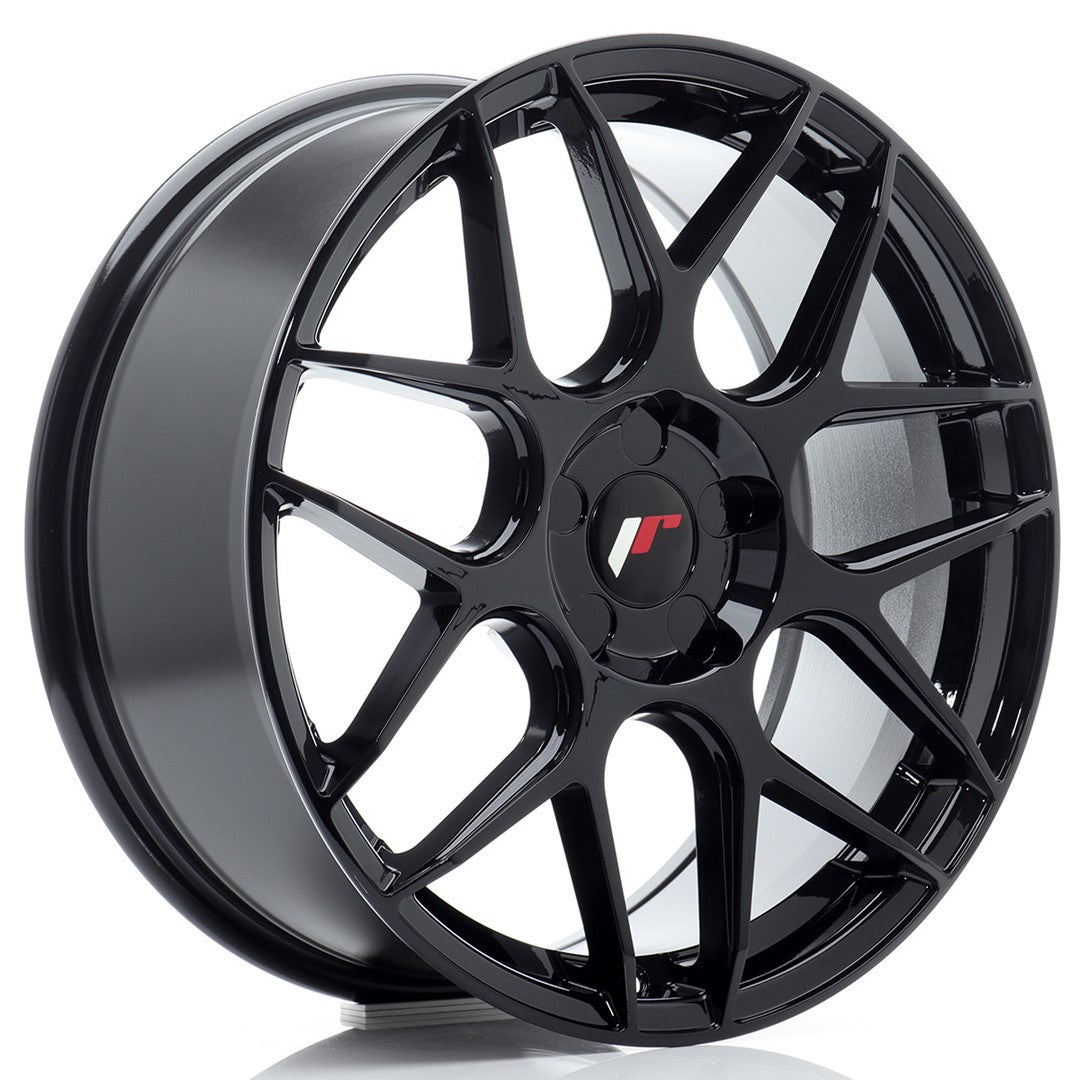 Felg JR Wheels JR18 18x7,5" Black – sett forfra