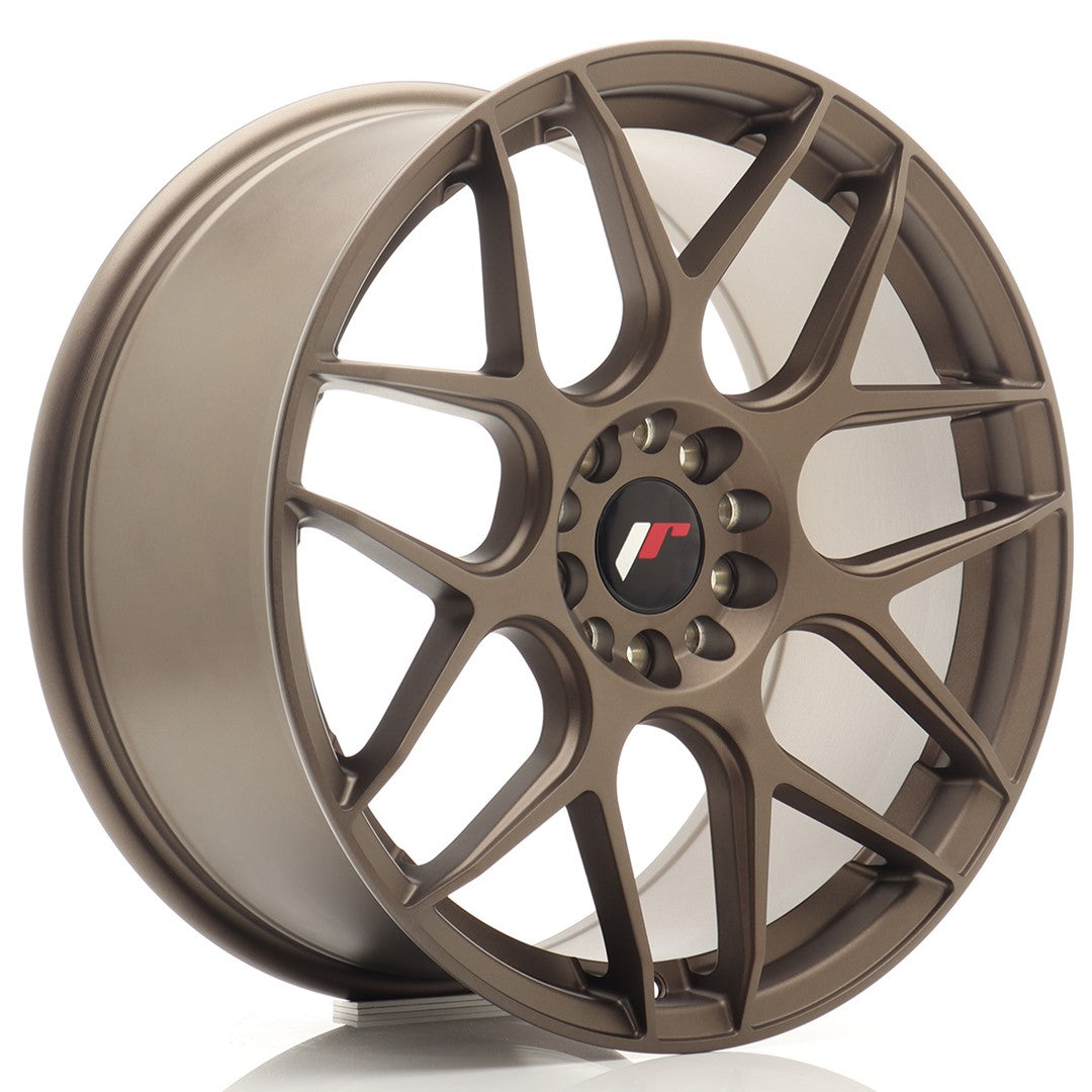 Felg JR Wheels JR18 18x8,5" Bronze – sett forfra