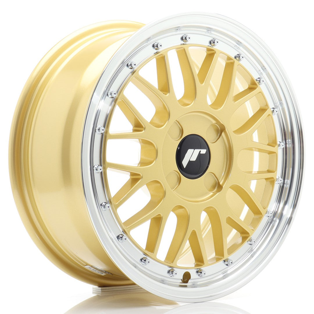 Felg JR Wheels JR23 16x7" Gold – sett forfra