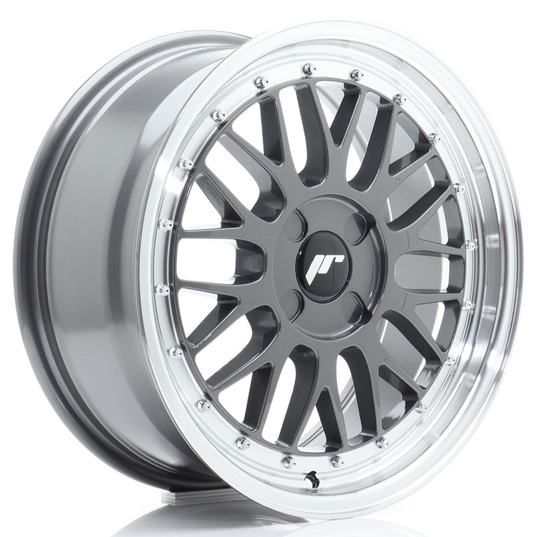 Felg JR Wheels JR23 17x7,5" Hyper Gray – sett forfra