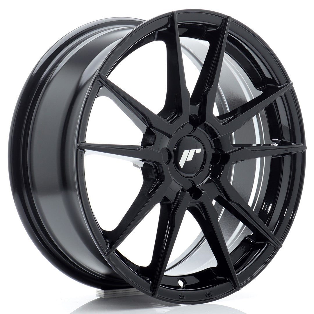 Felg JR Wheels JR21 17x7" Black – sett forfra