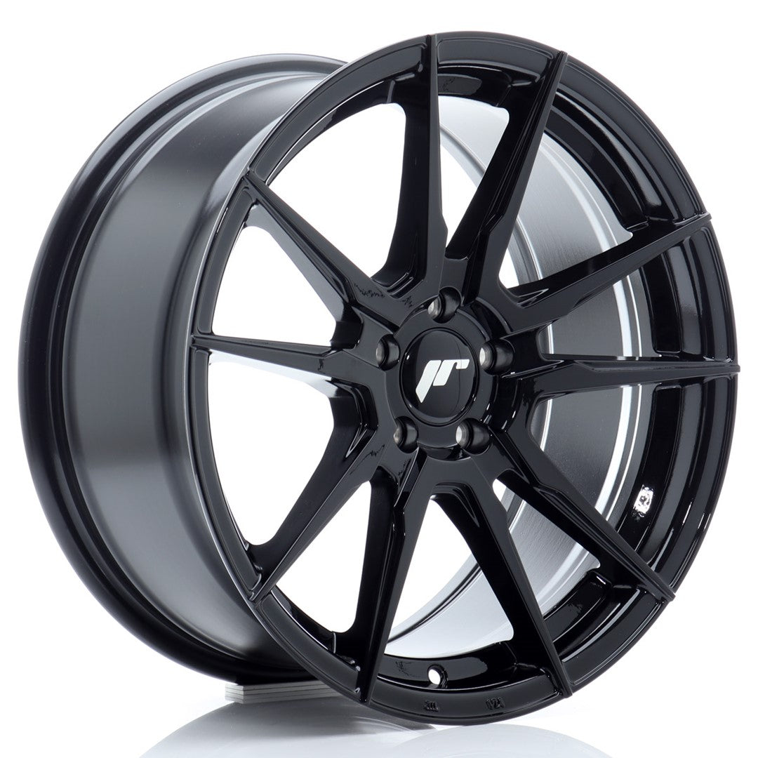 Felg JR Wheels JR21 17x8" Black – sett forfra